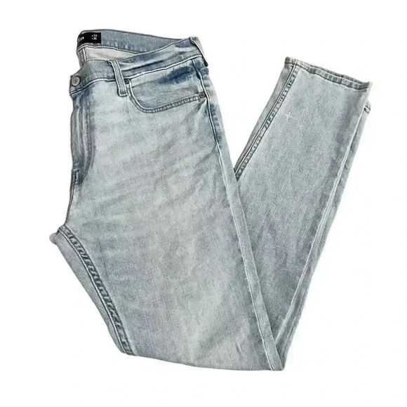 HOLLISTER Slim Straight Slim Classic Light Blue Denim Men Size W33 L30 #1015 - Picture 2 of 16